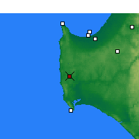 Nearby Forecast Locations - Witchcliffe - Map