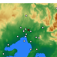 Nearby Forecast Locations - La Trobe University - Map