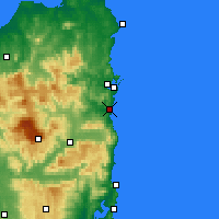Nearby Forecast Locations - Scamander - Map