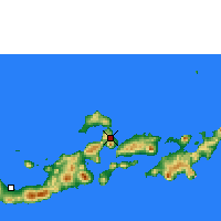 Nearby Forecast Locations - Larantuka/gewaye - Map
