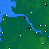 Nearby Forecast Locations - Freiburg Elbe - Map