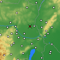 Nearby Forecast Locations - Gänserndorf - Map