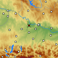 Nearby Forecast Locations - Eferding - Map