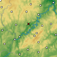 Nearby Forecast Locations - Wittlich - Map