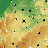 Nearby Forecast Locations - Böblingen - Map