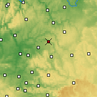 Nearby Forecast Locations - Künzelsau - Map