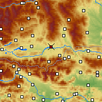 Nearby Forecast Locations - Völkermarkt - Map