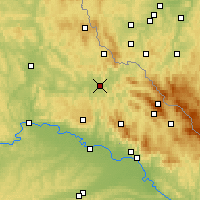 Nearby Forecast Locations - Cham - Map