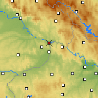 Nearby Forecast Locations - Passau - Map