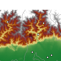 Nearby Forecast Locations - Darjeeling - Map
