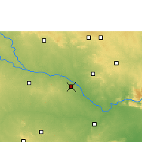 Nearby Forecast Locations - Gadwal - Map