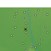 Nearby Forecast Locations - Ganaur - Map