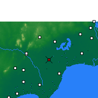 Nearby Forecast Locations - Gudivada - Map