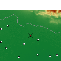 Nearby Forecast Locations - Madhubani - Map