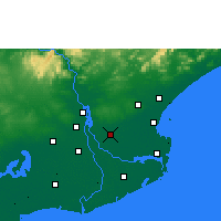 Nearby Forecast Locations - Mandapeta - Map