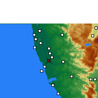 Nearby Forecast Locations - Mavelikkara - Map