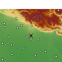 Nearby Forecast Locations - Nagla - Map