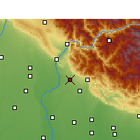 Nearby Forecast Locations - Najibabad - Map