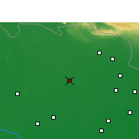 Nearby Forecast Locations - Padrauna - Map