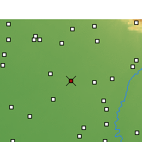 Nearby Forecast Locations - Pehowa - Map