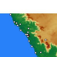 Nearby Forecast Locations - Peringathur - Map
