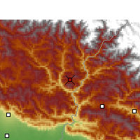 Nearby Forecast Locations - Pithoragarh - Map