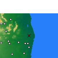 Nearby Forecast Locations - Ponneri - Map
