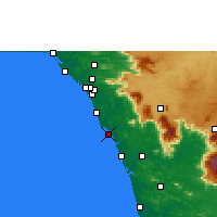 Nearby Forecast Locations - Koyilandy - Map