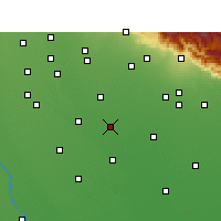 Nearby Forecast Locations - Rampur - Map
