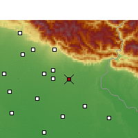Nearby Forecast Locations - Sitarganj - Map