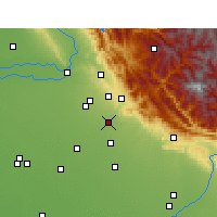 Nearby Forecast Locations - Zirakpur - Map