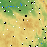 Nearby Forecast Locations - Hlinsko - Map