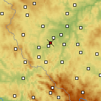 Nearby Forecast Locations - Holýšov - Map