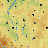 Nearby Forecast Locations - Planá nad Lužnicí - Map