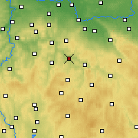 Nearby Forecast Locations - Zruč nad Sázavou - Map