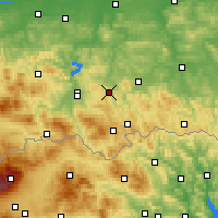 Nearby Forecast Locations - Grybów - Map