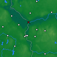 Nearby Forecast Locations - Kostrzyn nad Odrą - Map