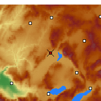 Nearby Forecast Locations - Çivril - Map