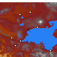 Nearby Forecast Locations - Ahlat - Map