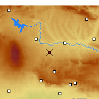 Nearby Forecast Locations - Çınar - Map