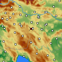 Nearby Forecast Locations - Velike Lašče - Map