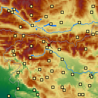 Nearby Forecast Locations - Žirovnica - Map
