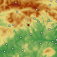 Nearby Forecast Locations - Hnúšťa - Map