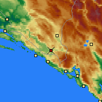 Nearby Forecast Locations - Trebinje - Map