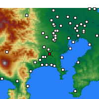 Nearby Forecast Locations - Yamato - Map