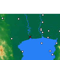 Nearby Forecast Locations - Samut Sakhon - Map