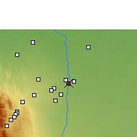 Nearby Forecast Locations - Puerto Pailas - Map