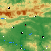 Nearby Forecast Locations - Nova Zagora - Map