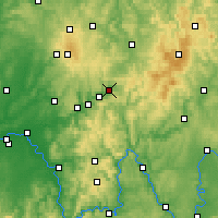 Nearby Forecast Locations - Schlüchtern - Map