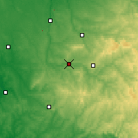 Nearby Forecast Locations - Saint-Junien - Map